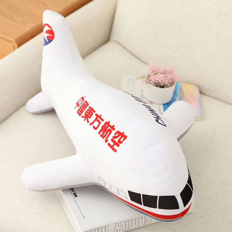 Large Size Simulation Airplane Plush Toys – 40cm, 60cm & 80cm Soft Aircraft Cushions - Image 9