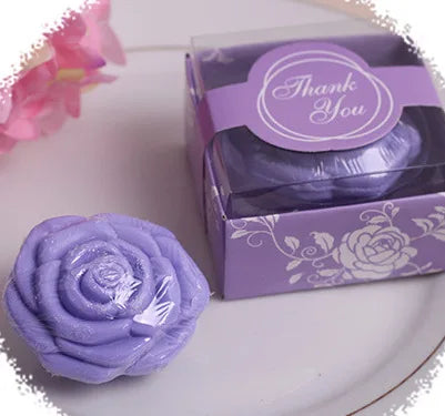 Mini Rose Handmade Soap Gifts – 10PCS for Guests, Bridesmaids & Party Souvenirs - Image 12