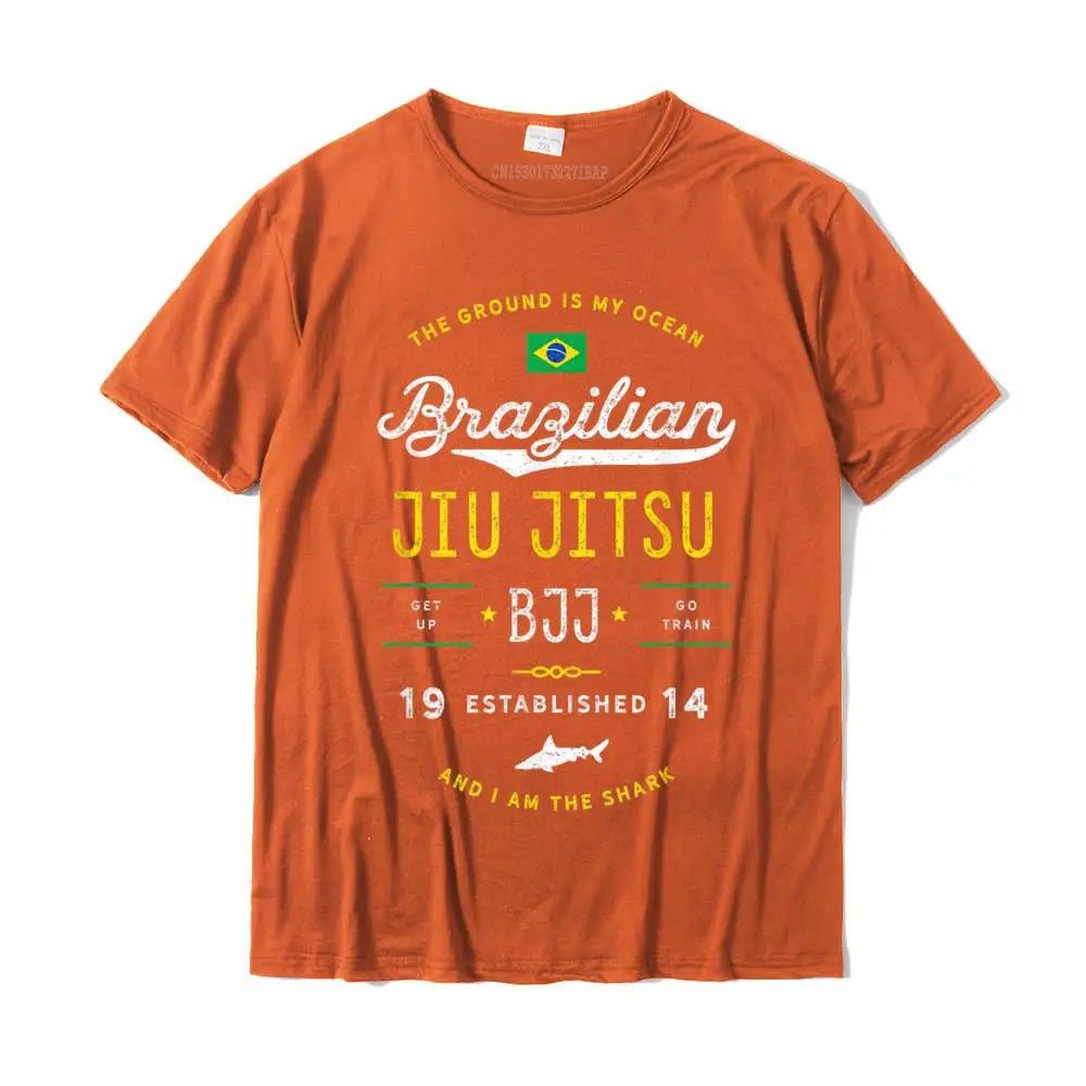 Ocean Shark Jiu Jitsu T-Shirt – BJJ Martial Arts Gift Tee for Men - Image 10