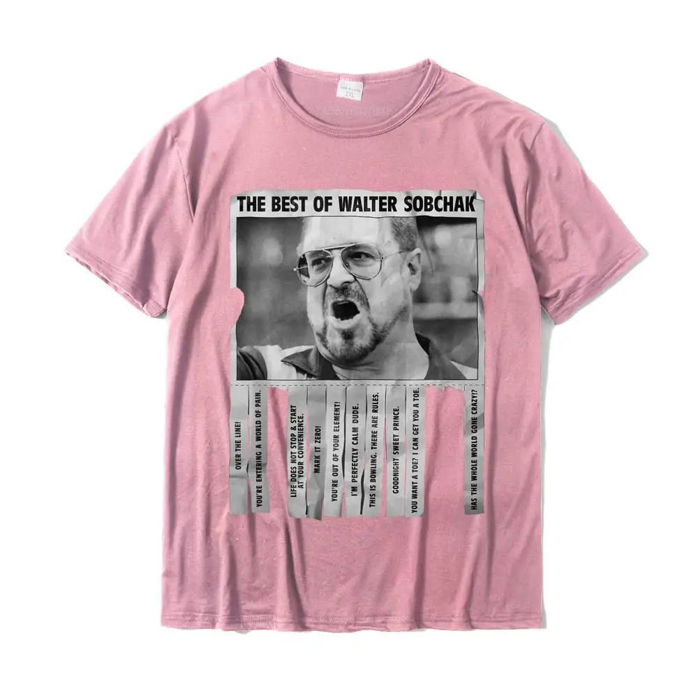 The Big Lebowski "Walter Sobchak Quotes" T-Shirt – Slim Fit Cotton Tee for Men - Image 7