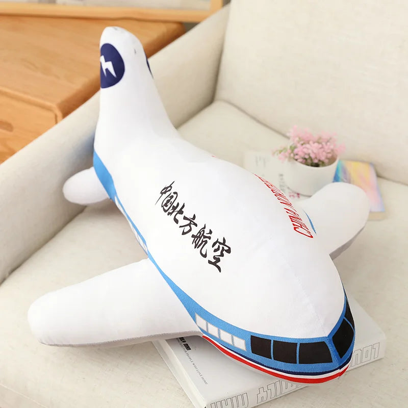 Large Size Simulation Airplane Plush Toys – 40cm, 60cm & 80cm Soft Aircraft Cushions - Image 11