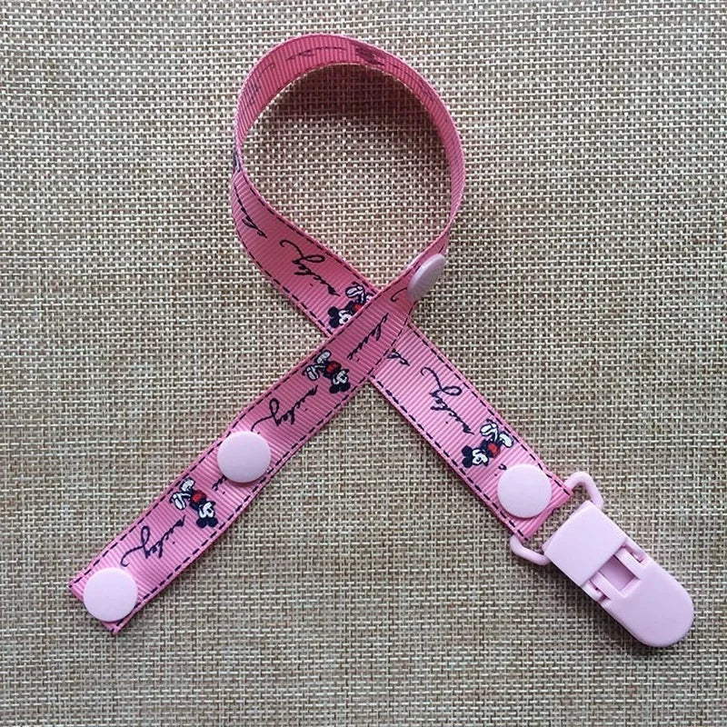 Disney Mickey Cartoon Baby Pacifier Clip – Soft & Comfortable Soothing Chain for Infants - Image 6