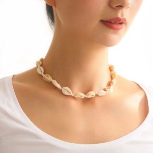 Boho Beach Shell Choker Necklace – Summer Fashion Jewelry for Women & Girls