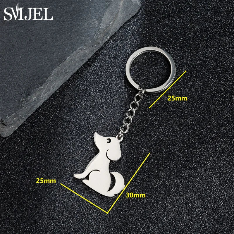 Cartoon Kitten Keychain – Cute Happy Cat Pendant for Bags, Keys & DIY Gifts - Image 7