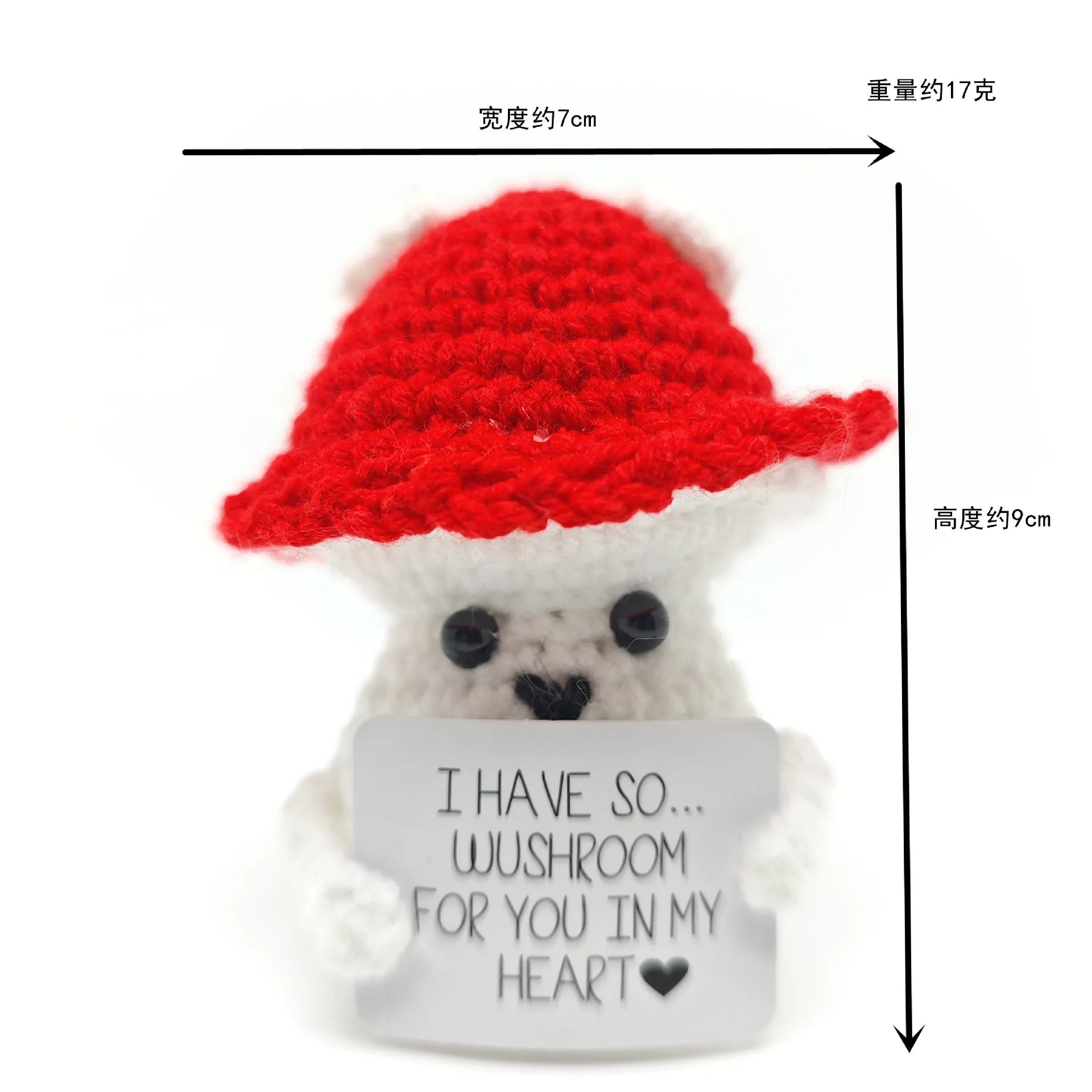 Funny Crochet Positive Energy Shark Doll – Emotional Support & Cute Knitted Woolen Bee Decor - Image 27