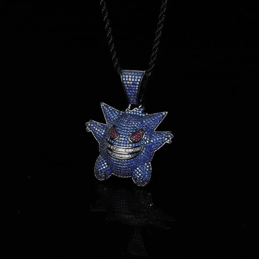 Anime Pokémon Diamond Pet Monster Pendant Necklace – Hip Hop Style Gift for Men & Women - Image 6