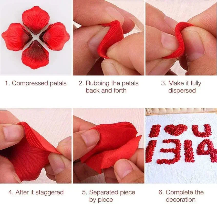 2000/100 Pcs Artificial Fake Rose Petals - Image 6