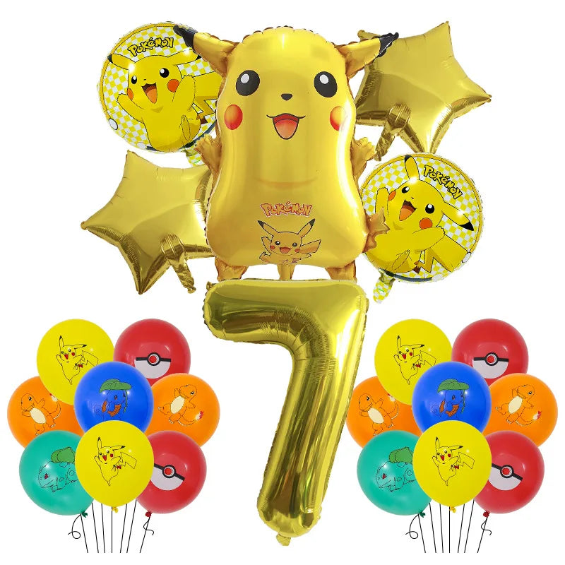 Pokémon Pikachu Balloon Party Set – Birthday Decoration & Gift Bag Supplies for Kids - Image 7