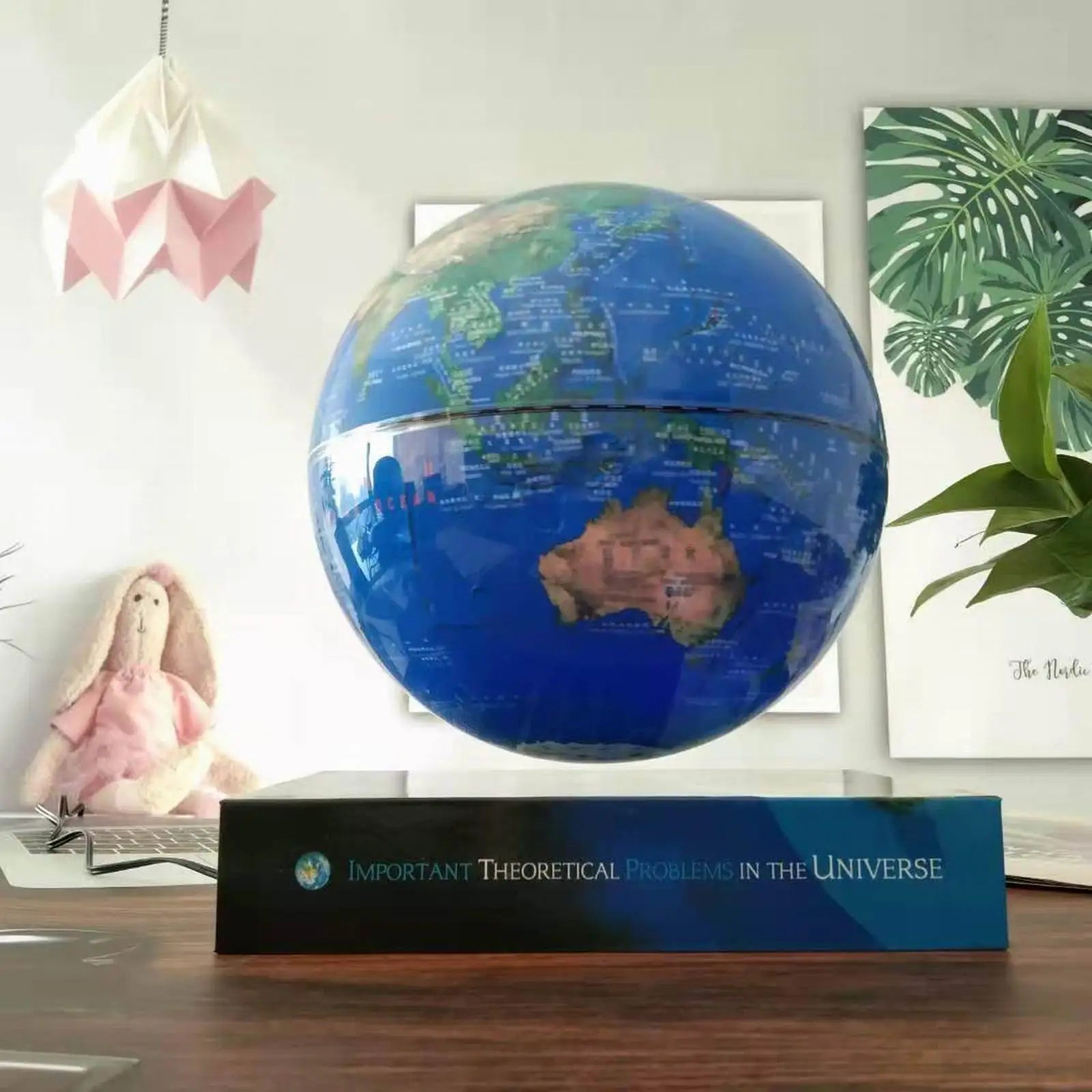15cm Creative Circular Magnetic Levitation Globe – Floating Night Light & Educational Decor - Image 4