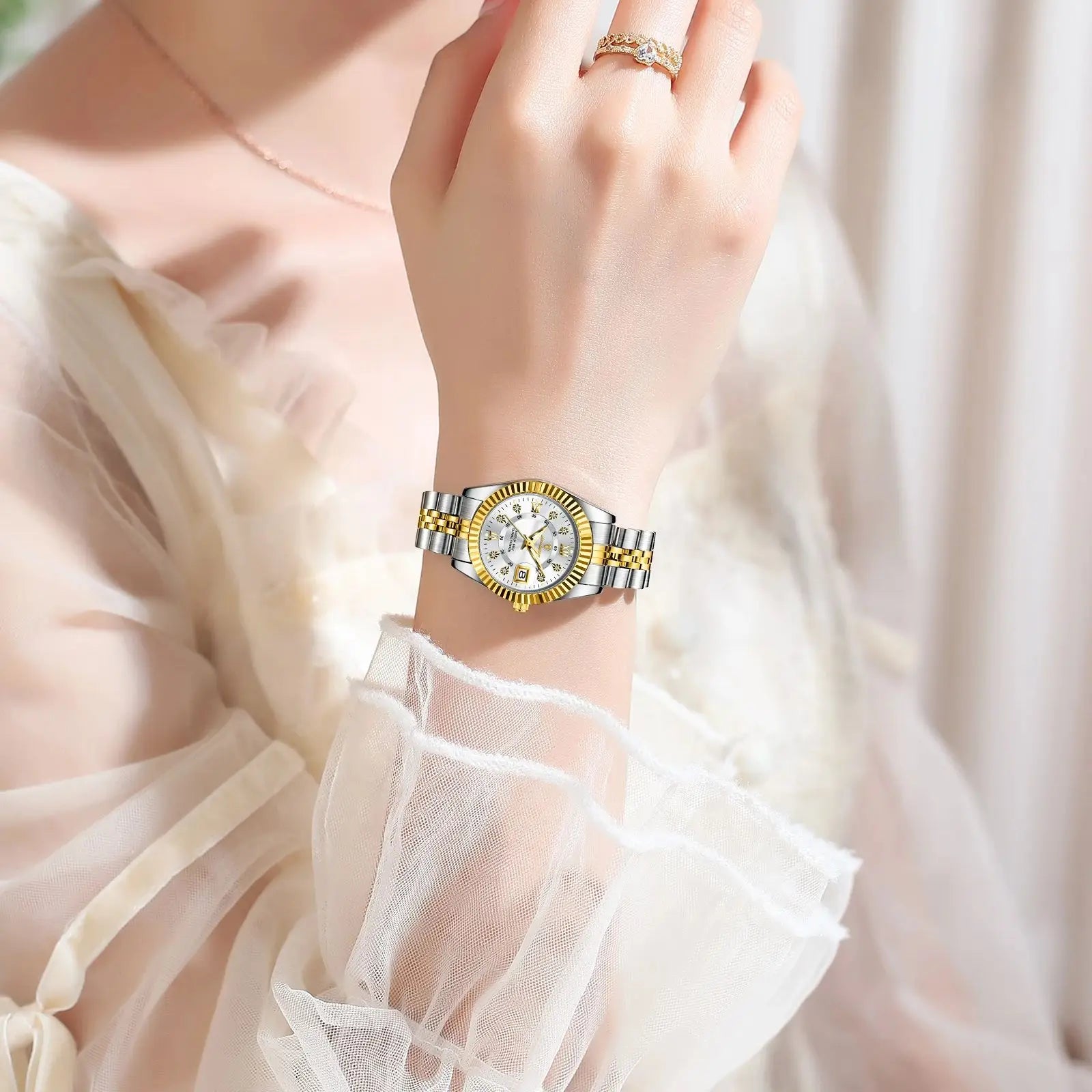 Luxury Elegant Waterproof Ladies Watch - Image 6