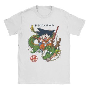 Dragon Ball Goku & Shenron T-Shirts – DBZ Cotton Crew Neck Tees for Men & Women