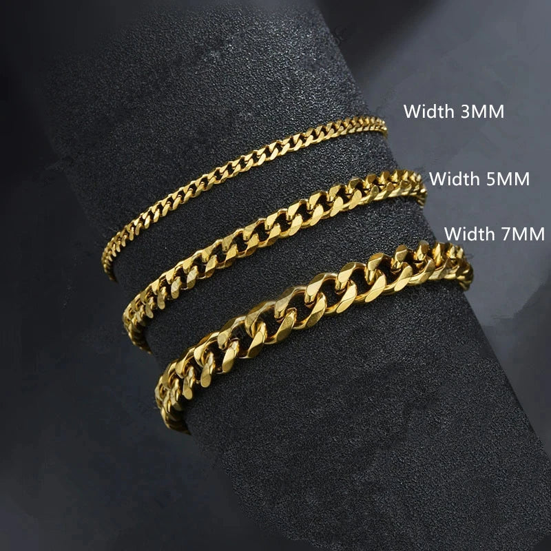 New Trendy Cuban Chain Men Bracelet - Image 4