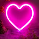 1PC Neon Heart Lights