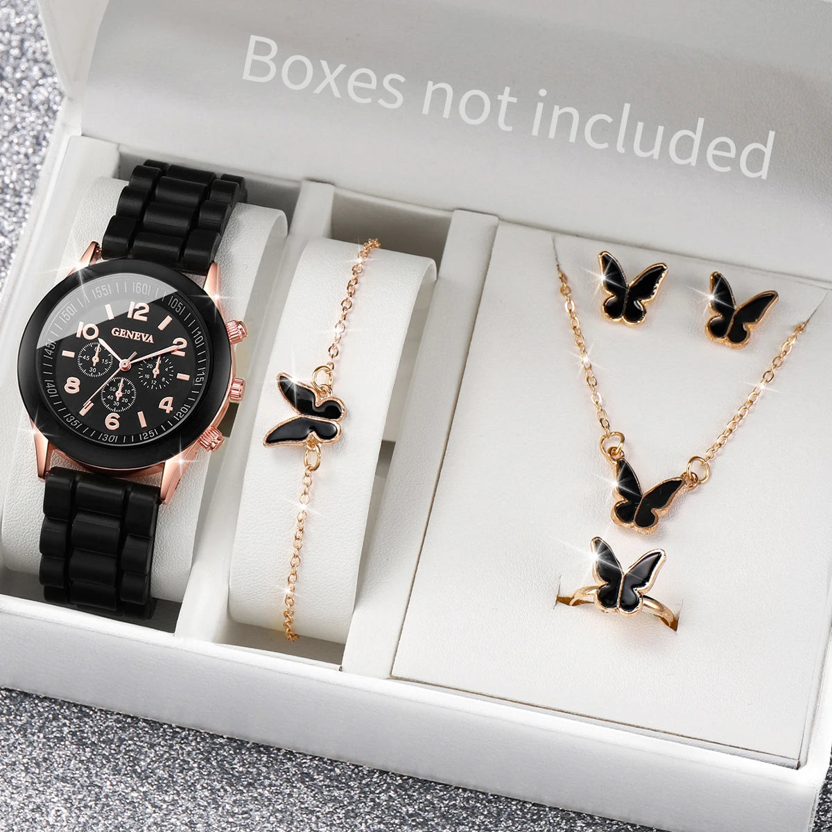 Women’s Fashion Quartz Watch Set - Image 11