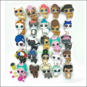 5 Pcs / Lot Surprise Unicorn Pet LOLS Naked Dolls – Unipony, Cat & Rabbit DIY Toys