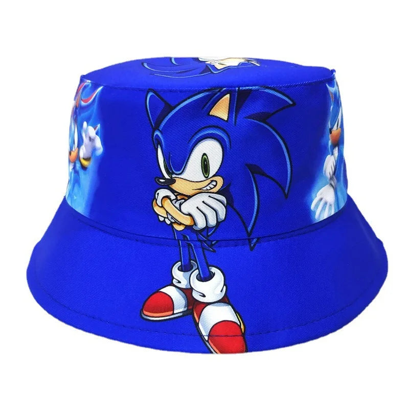 Sonic the Hedgehog Kids Fisherman Hat – Cute Anime Sunshade Cap for Boys & Girls - Image 6