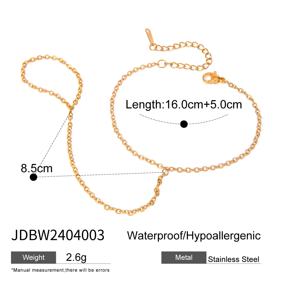 Uworld Stainless Steel Finger Bracelet & Stackable Ring – Fashion Jewelry Gift for Her - Image 8