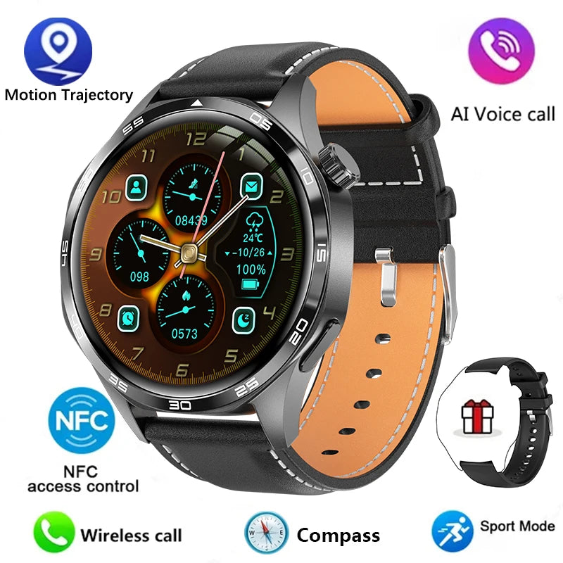 GT5 PRO Smart Watch for Men – 2024 AMOLED Display, Bluetooth Call, GPS, NFC & Compass - Image 8