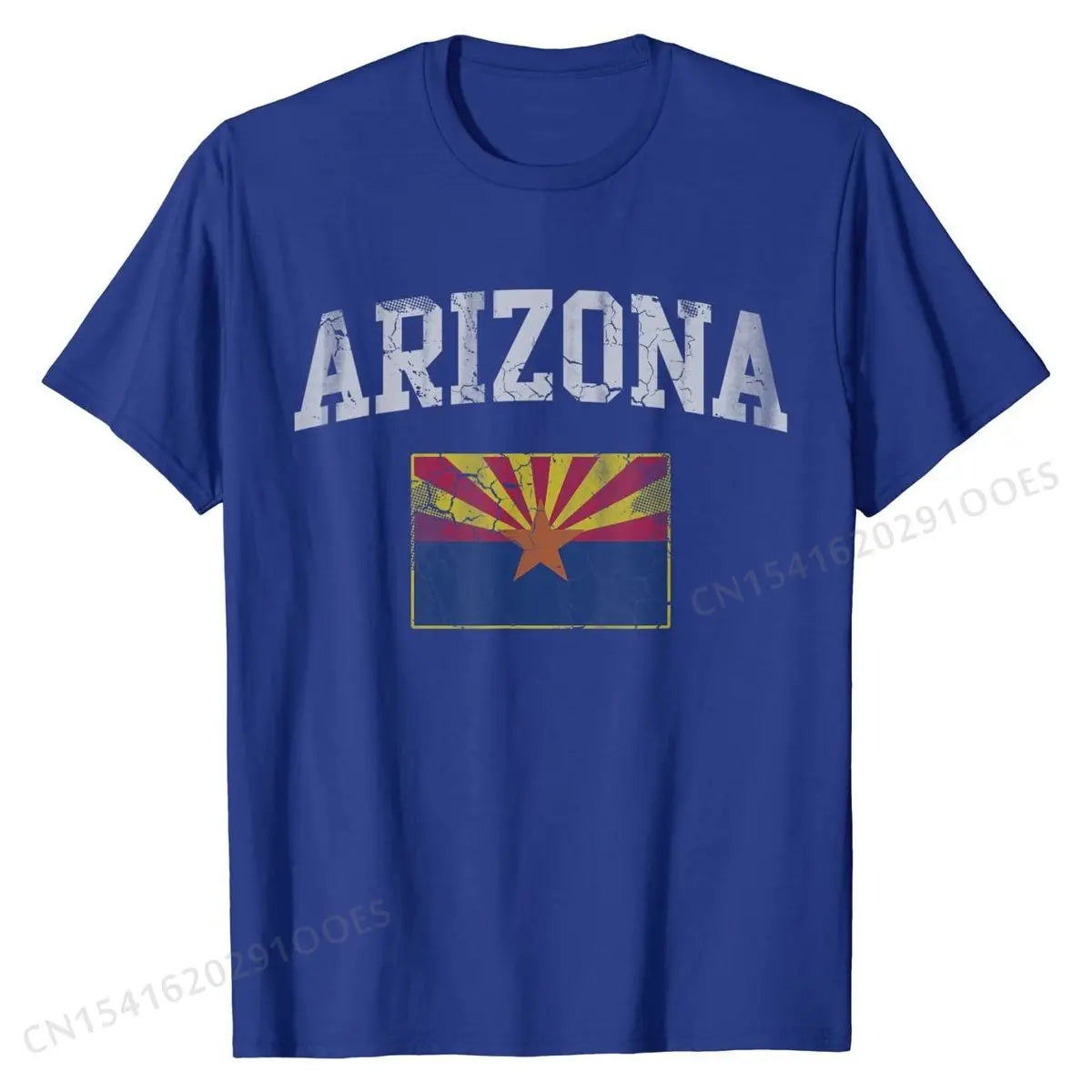 Arizona Flag Retro T-Shirt – Custom Cotton Tee for Men, Women & Kids - Image 2
