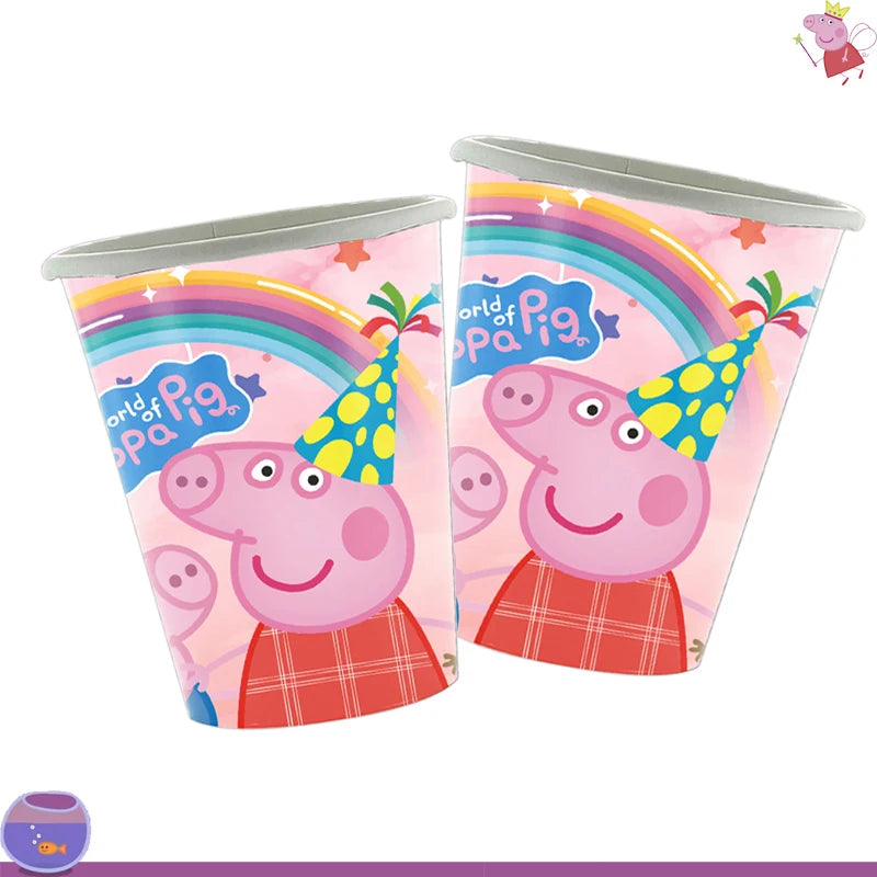 Peppa Pig Birthday Party Set – Kids’ Party Supplies with Speaker, Plates, Cups & Decorations - Image 33