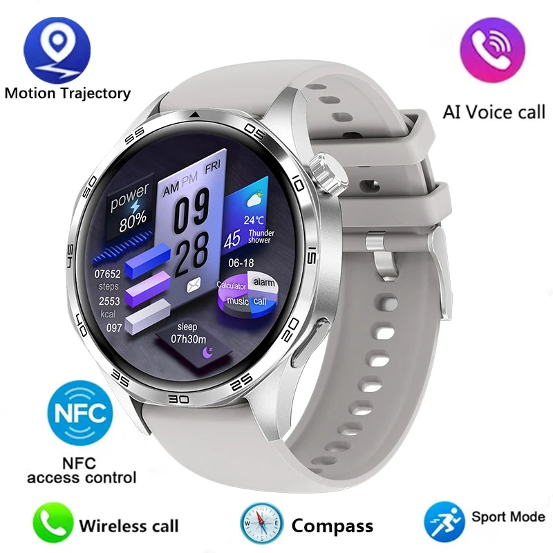 GT5 PRO Smart Watch for Men – 2024 AMOLED Display, Bluetooth Call, GPS, NFC & Compass - Image 7