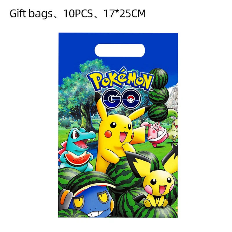 Pokémon Pikachu Balloon Party Set – Birthday Decoration & Gift Bag Supplies for Kids - Image 6