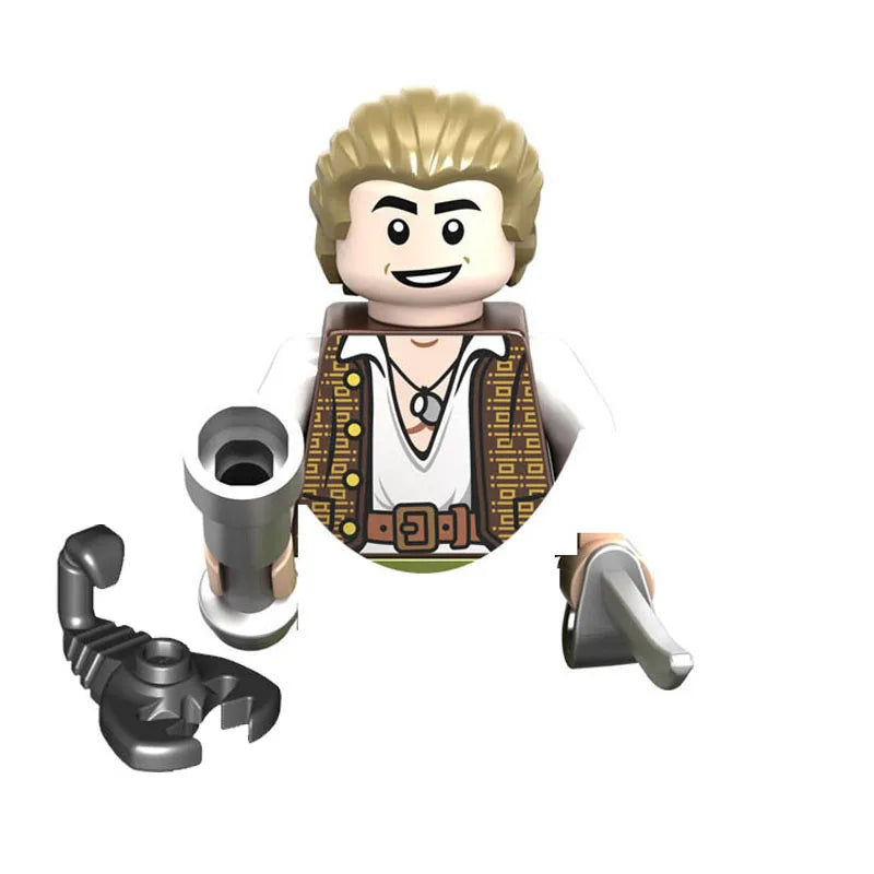 Pirates of the Caribbean Building Blocks Set – Mermaid Princess, Syrena, Sailor, Barbosa & Imperial Navy Figures - Image 66